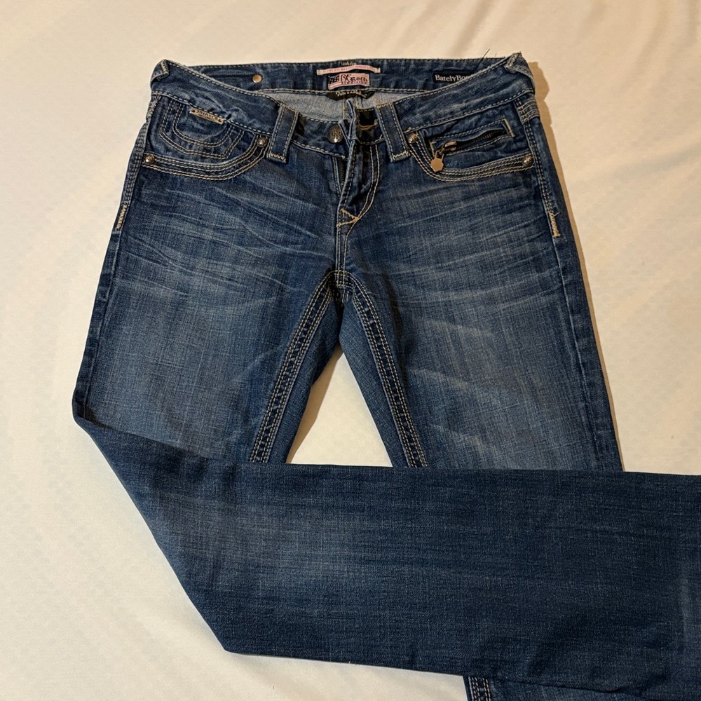 Express Dark Blue Boot Cut Jeans